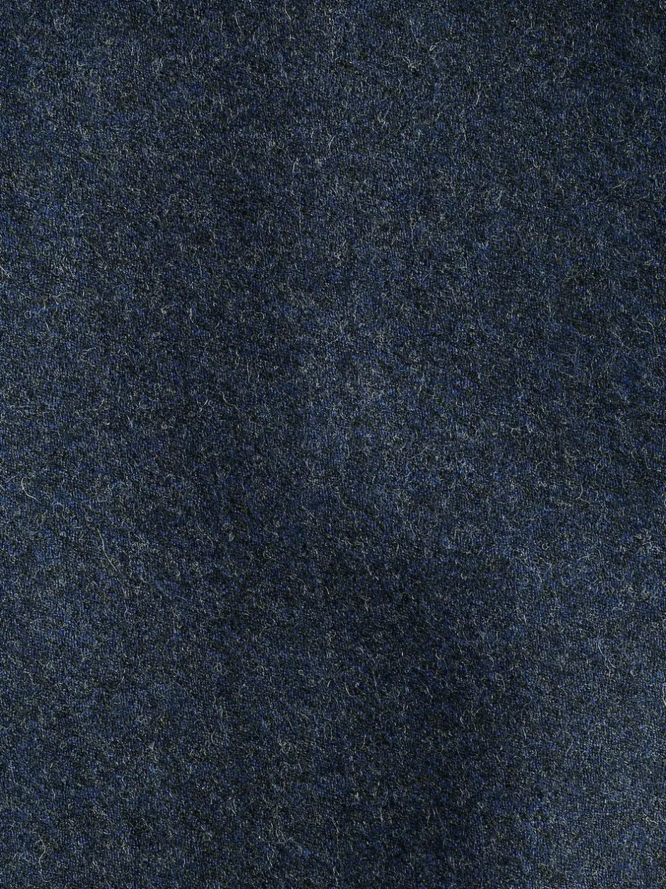 Next Signature Zignone Italian Wool Cashmere Blend Flannel Suit Waistcoat Blue Hot