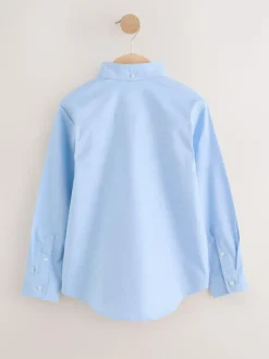 Next Blue Single Oxford Shirt (3-16yrs) New