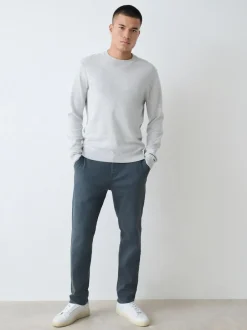 Next Slim Fit Motionflex Chino Trousers Blue Hot