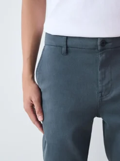 Next Slim Fit Motionflex Chino Trousers Blue Hot
