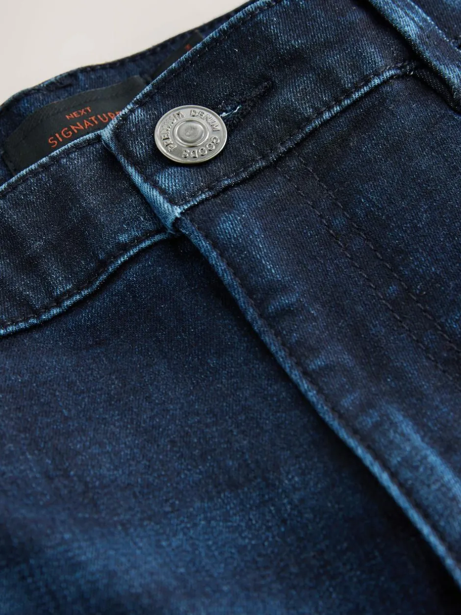 Next Slim Fit Signature Ultra Soft Touch Denim Jeans Blue Outlet