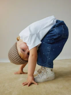 Next Pullon Barrel Jeans (3mths-7yrs) Blue Spot Clearance