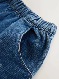 Next Pullon Barrel Jeans (3mths-7yrs) Blue Spot Clearance