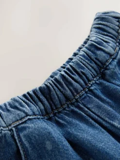 Next Pullon Barrel Jeans (3mths-7yrs) Blue Spot Clearance