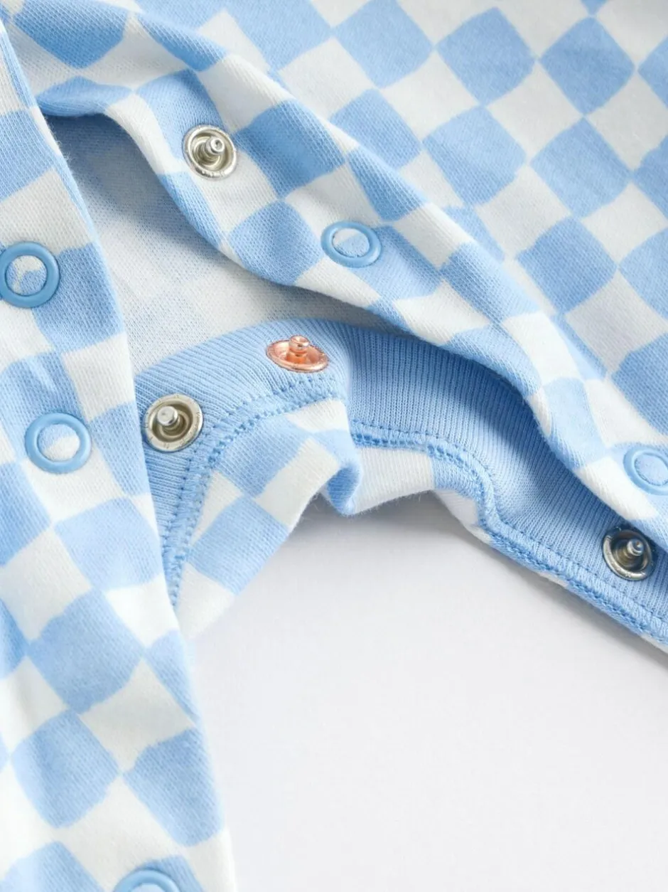 Next Blue Star Baby Footless Sleepsuits 4 Pack (0mths-3yrs) Clearance