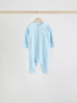 Next Blue Star Baby Footless Sleepsuits 4 Pack (0mths-3yrs) Clearance