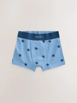 Next Blue Stars & Stripes Junior Pattern Trunks 5 Pack (1.5-16yrs) Discount
