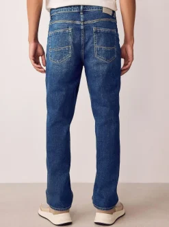 Next Straight Fit Authentic Stretch Denim Jeans Blue