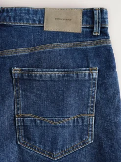 Next Straight Fit Authentic Stretch Denim Jeans Blue