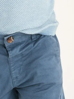 Next Blue Stretch Chino Trousers (3mths-7yrs) Sale