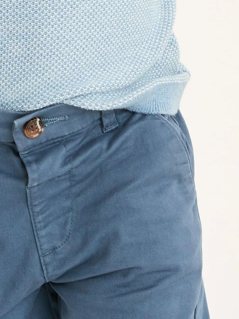 Next Blue Stretch Chino Trousers (3mths-7yrs) Sale