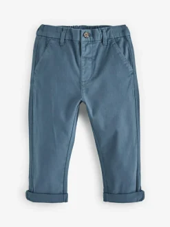 Next Blue Stretch Chino Trousers (3mths-7yrs) Sale