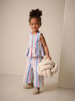 Next Blouse And Trousers Co-ord Set (3mths-8yrs) Blue Stripe Online