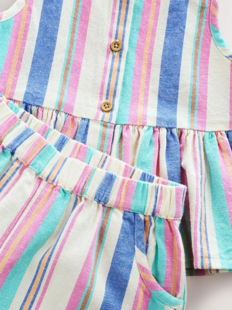 Next Blouse And Trousers Co-ord Set (3mths-8yrs) Blue Stripe Online