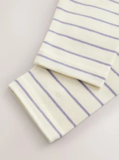 Next Blue Stripe Plain Leggings (3mths-7yrs) Clearance