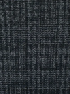 Next Blue Tailored Fit Trimmed Check Suit Jacket Clearance