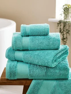 Next Blue Teal Bright Egyptian Cotton Towel Online