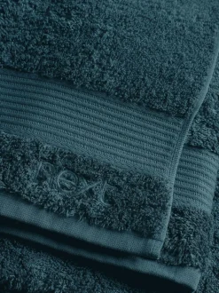 Next Blue Teal Dark Egyptian Cotton Towel Hot