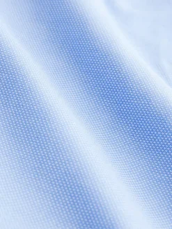 Next Regular Fit Single Cuff Easy Care Smart Shirts 2 Pack Blue texture/Stripe Online