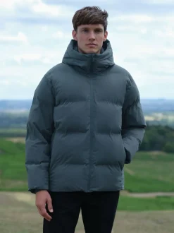 Next ThermoGen Shower Resistant Puffer Jacket Blue New