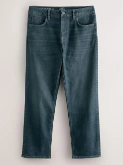 Next Blue Tint Straight Fit Motionflex Jeans Best