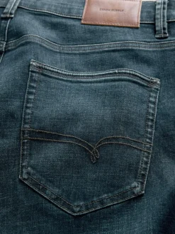 Next Blue Tint Straight Fit Motionflex Jeans Best