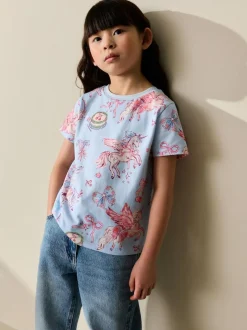 Next Blue Unicorn T-Shirt (3-16yrs) Online