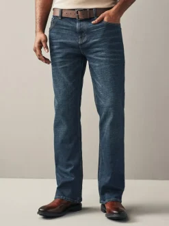 Next Bootcut Belted Authentic Jeans Blue Washed Online