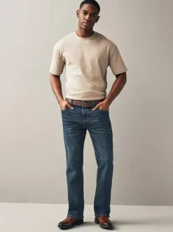 Next Bootcut Belted Authentic Jeans Blue Washed Online
