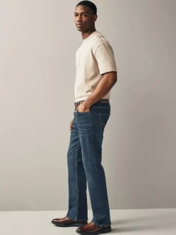 Next Bootcut Belted Authentic Jeans Blue Washed Online