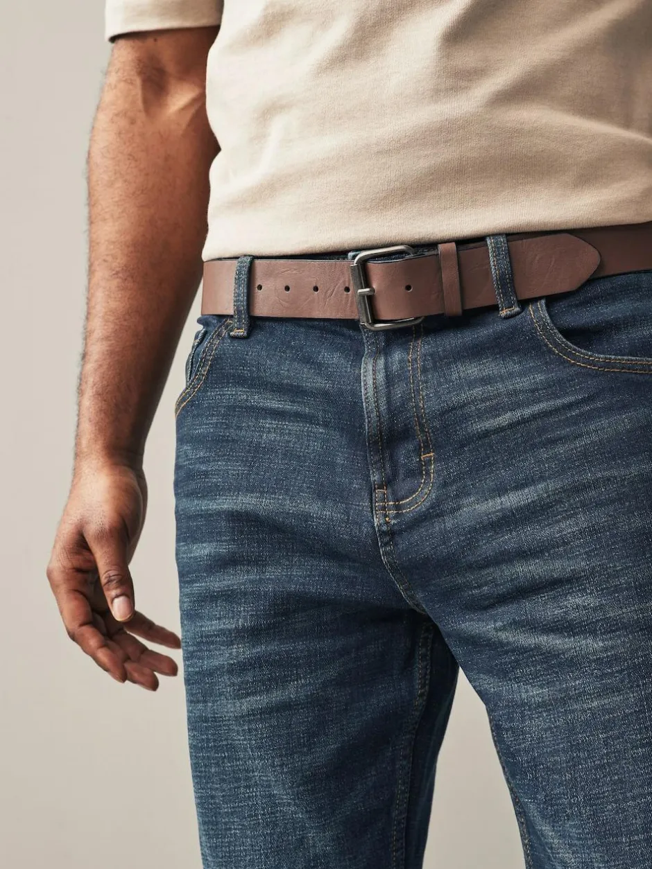 Next Bootcut Belted Authentic Jeans Blue Washed Online