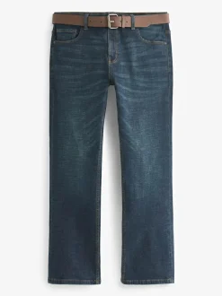 Next Bootcut Belted Authentic Jeans Blue Washed Online
