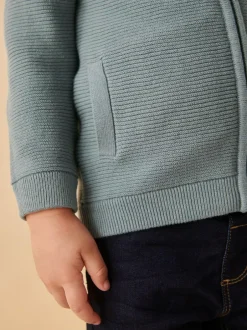 Next Blue Zip Through Cardigan (3mths-7yrs) Discount