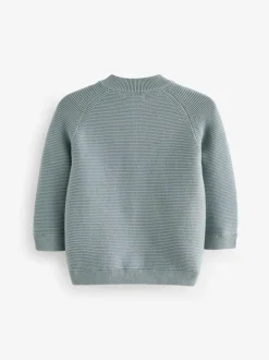 Next Blue Zip Through Cardigan (3mths-7yrs) Discount