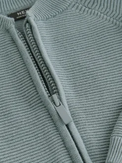 Next Blue Zip Through Cardigan (3mths-7yrs) Discount