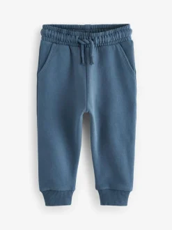 Next Soft Touch Joggers 3 Pack (3mths-7yrs) Blue/Charcoal/Black New