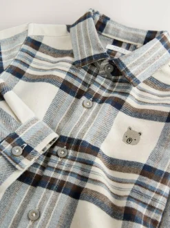Next Long Sleeve Character Shirt (3mths-7yrs) Blue/Ecru Hot