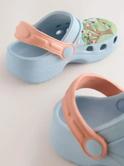 Next Standard Fit (F) Character Clogs Blue/Green Farm Discount