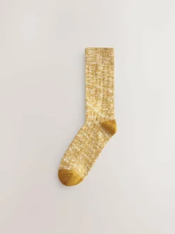 Next Heavyweight Socks 4 Pack Blue/Green/Red/Yellow Twisted