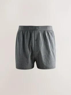 Next Loose Boxers 5 Pack Blue/Grey Clearance
