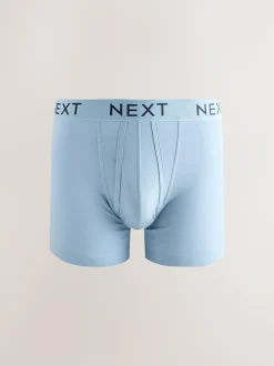 Next Blue/Grey Marl A-Front Boxers 10 Pack Online