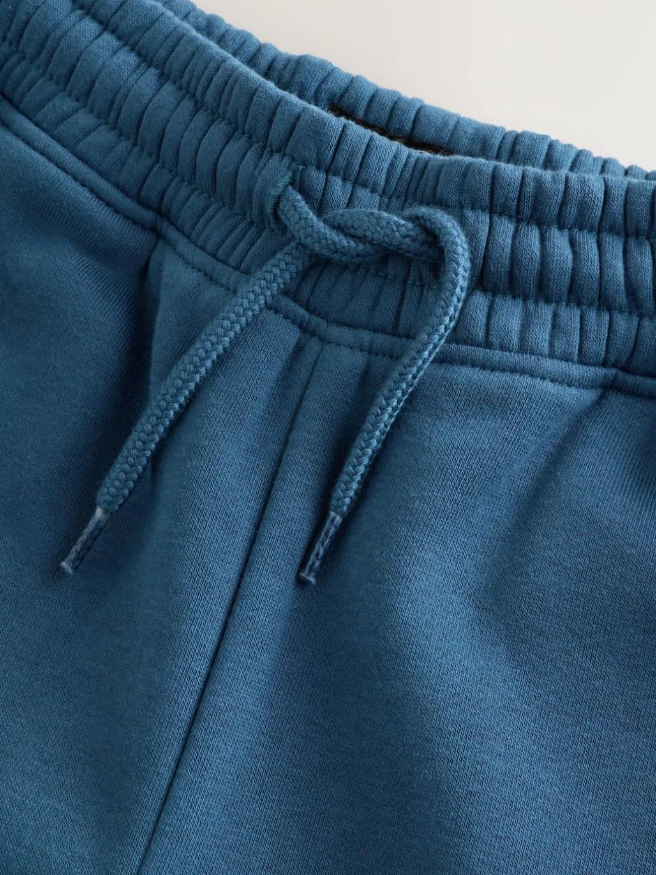 Next Regular Fit Basic Joggers 5 Pack (3-16yrs) Blue/Grey/Black