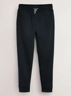 Next Slim Fit Basic Joggers 5 Pack (3-16yrs) Blue/Grey/Black Outlet