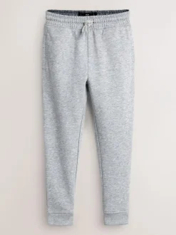Next Slim Fit Basic Joggers 5 Pack (3-16yrs) Blue/Grey/Black Outlet