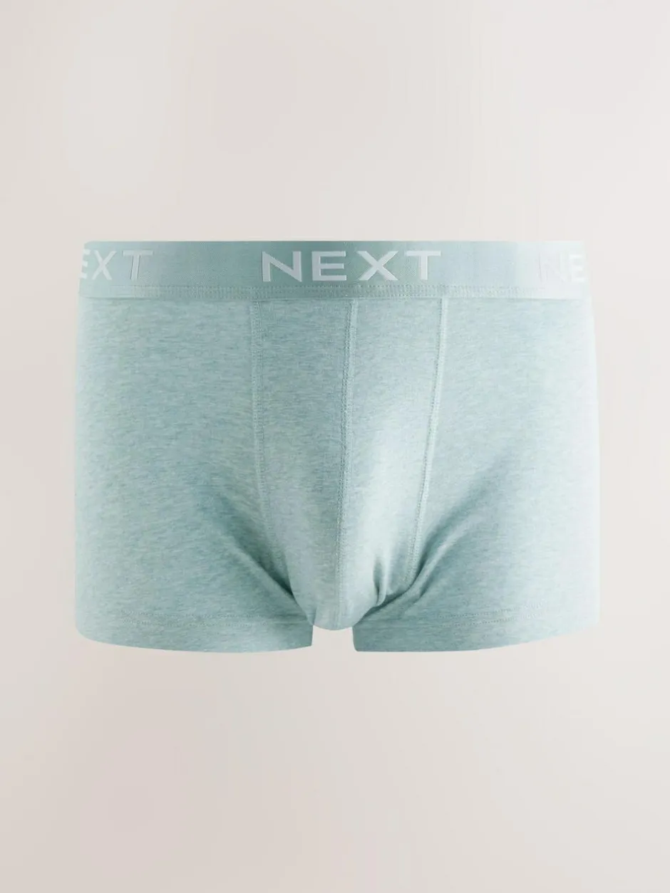 Next Hipster Trunks 5 Pack Blue/Neutral New