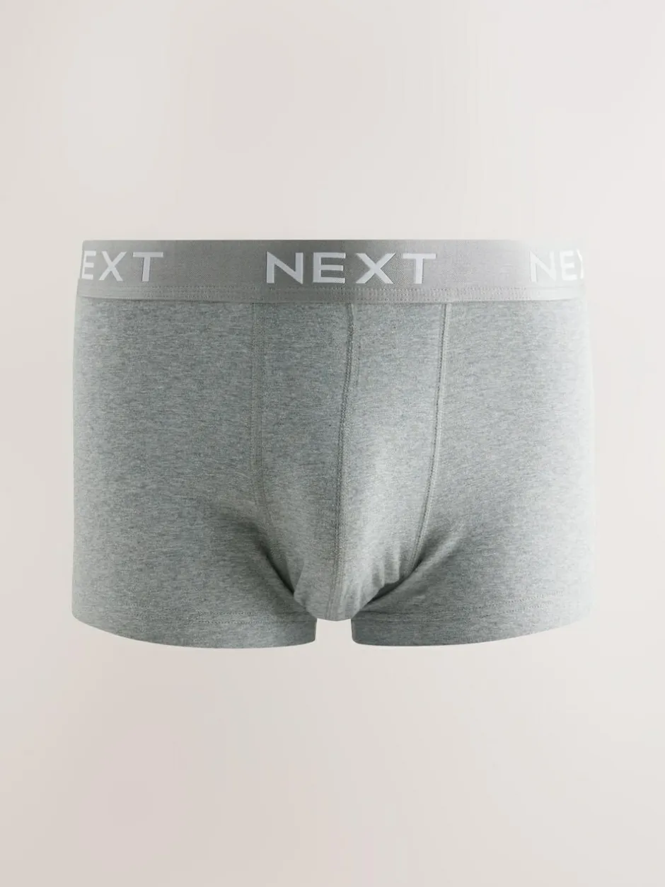 Next Hipster Trunks 5 Pack Blue/Neutral New