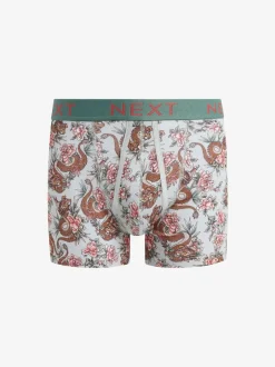 Next Animal A-Front Boxers 4 Pack Blue/Purple Discount