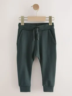 Next Super Skinny Joggers 3 Pack (3mths-7yrs) Blue/Tan Brown/Charcoal Grey Hot