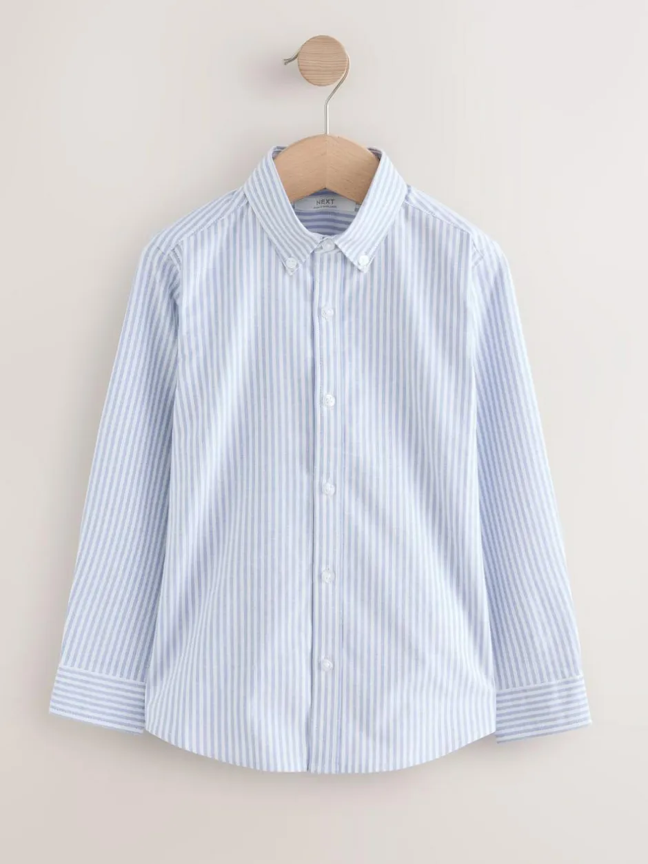 Next Blue/White Single Oxford Shirt (3-16yrs) New