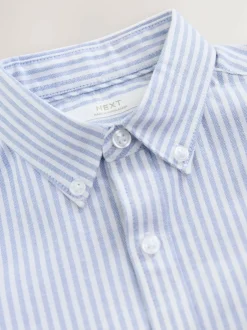 Next Blue/White Single Oxford Shirt (3-16yrs) New